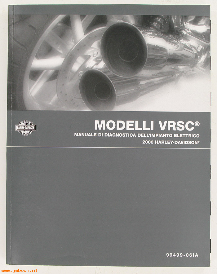   99499-06IA (99499-06IA): V-rod electrical diagnostic service manual 2006, italian - NOS