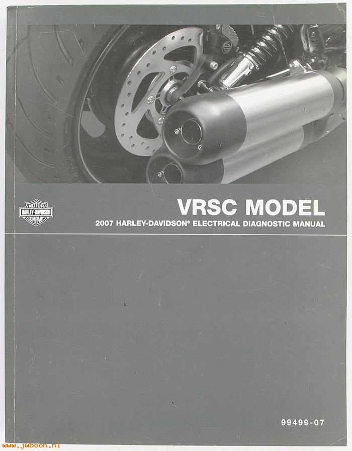   99499-07 (99499-07): V-rod electrical diagnostic service manual 2007 - NOS