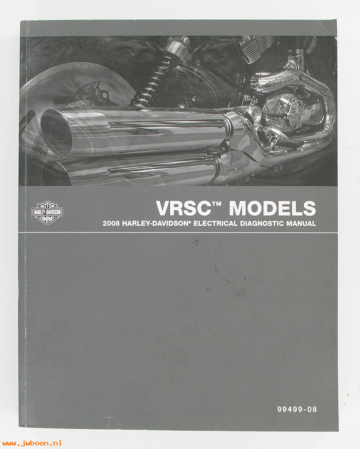   99499-08 (99499-08): V-rod electrical diagnostic service manual 2008 - NOS