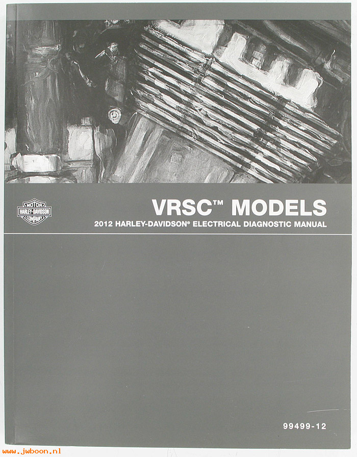   99499-12 (99499-12): V-rod electrical diagnostic service manual 2012 - NOS