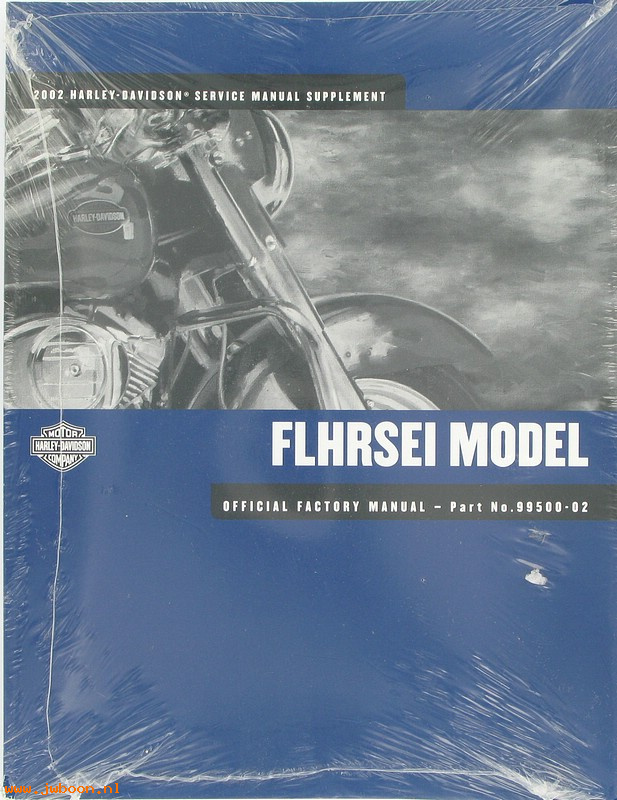   99500-02 (99500-02): FLHRSEI service manual supplement 2002 - NOS