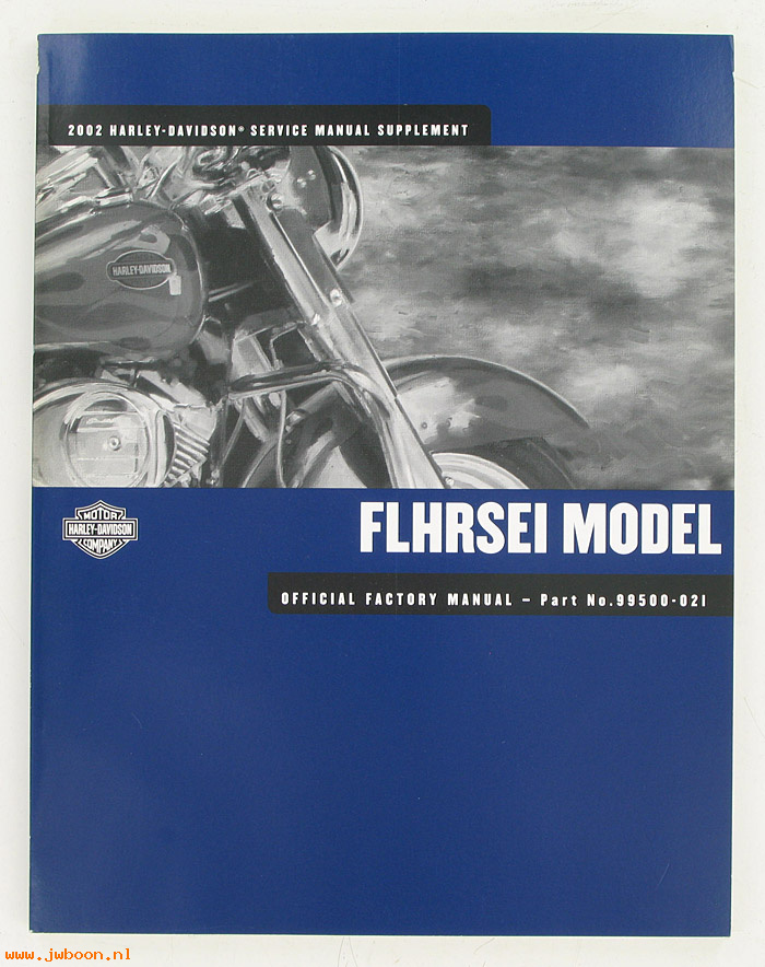   99500-02I (99500-02I): FLHRSEI service manual supplement 2002, italian - NOS