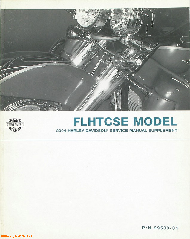   99500-04 (99500-04): FLHTCSE service manual supplement 2004 - NOS