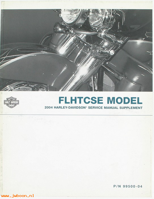   99500-04used (99500-04): FLHTCSE service manual supplement 2004