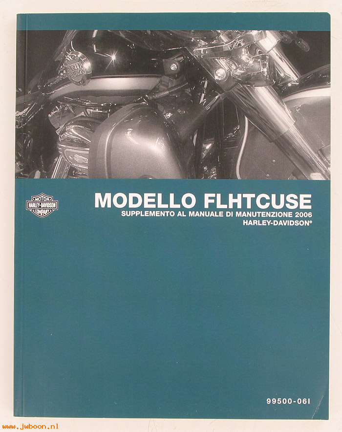   99500-06I (99500-06I): FLHTCUSE service manual supplement 2006, italian - NOS
