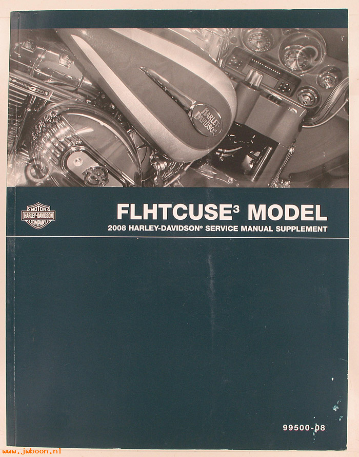   99500-08 (99500-08): FLHTCUSE3 service manual supplement 2008 - NOS