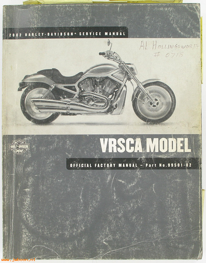   99501-02used (99501-02): V-rod service manual 2002