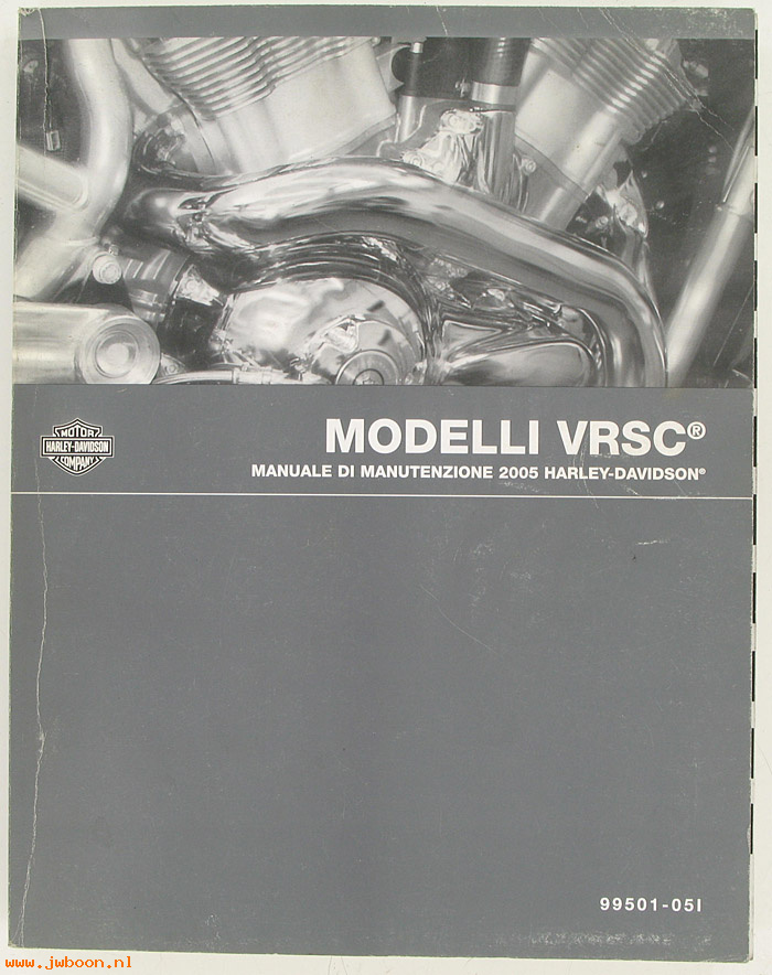   99501-05I (99501-05I): V-rod service manual 2005, italian - NOS