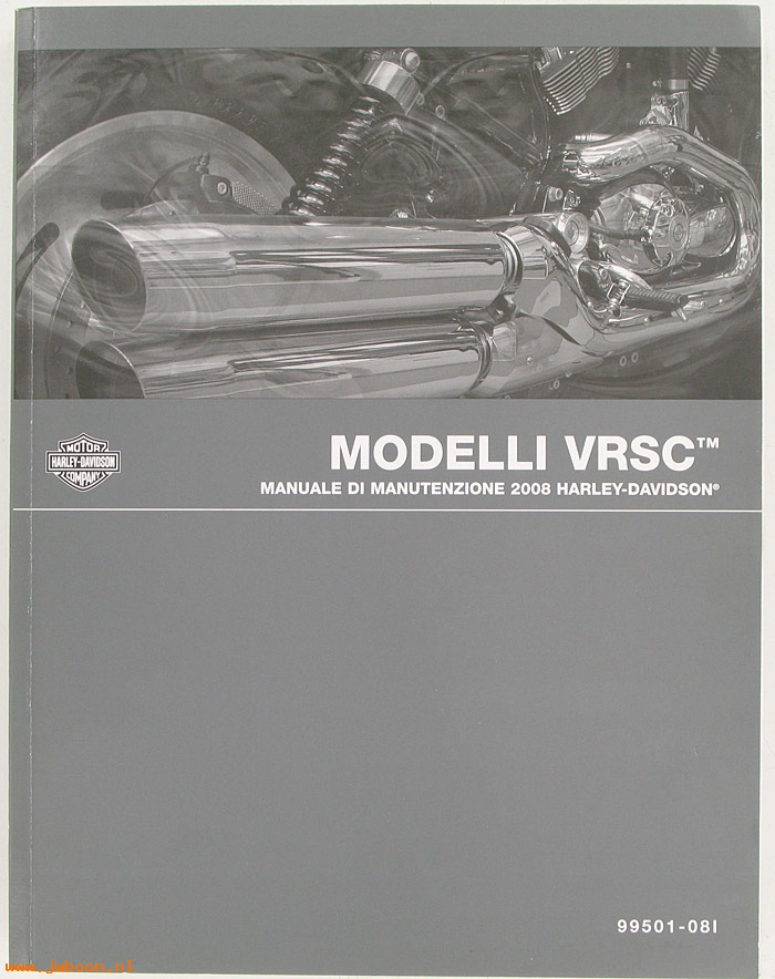   99501-08I (99501-08I): V-rod service manual 2008, italian - NOS