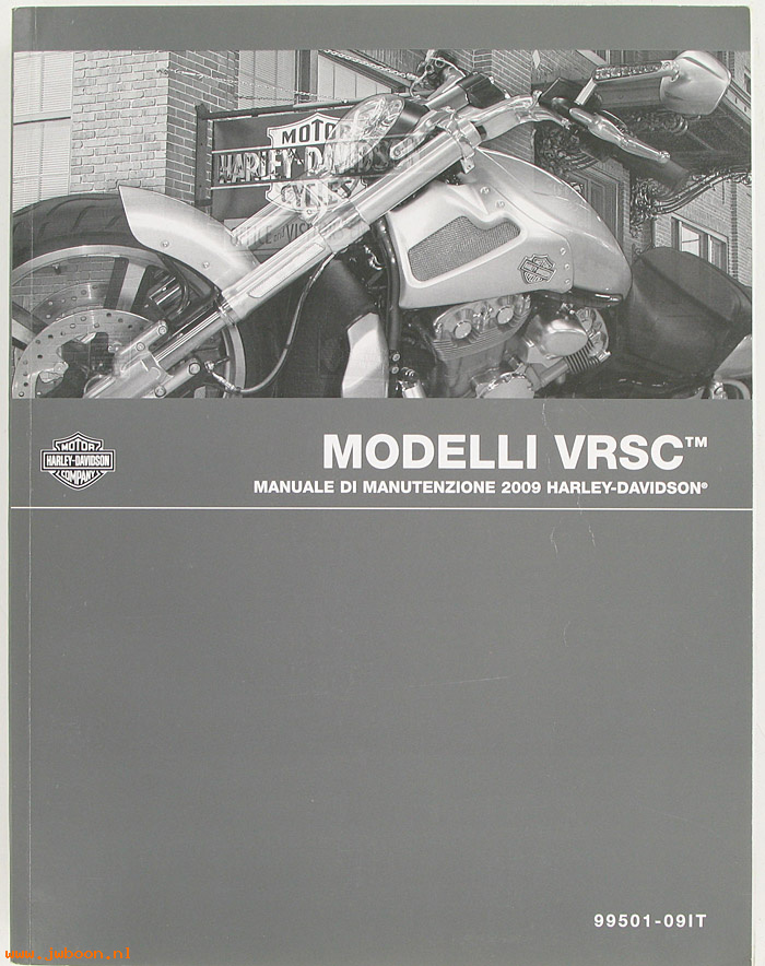   99501-09IT (99501-09IT): V-rod service manual 2009, italian - NOS