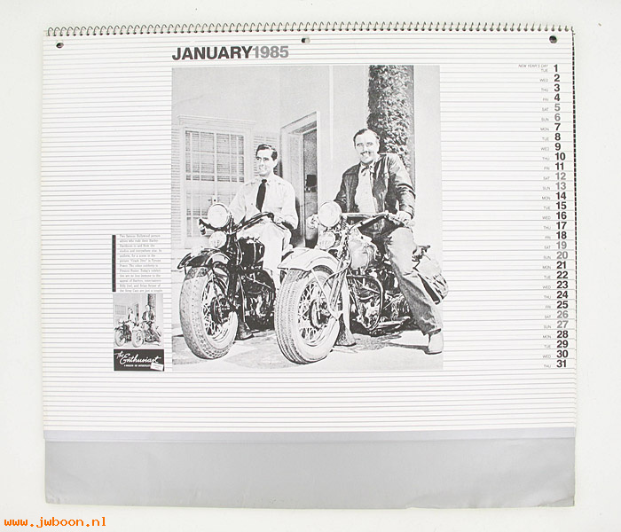   99508-85V (99508-85V): Wall calendar 1985 - NOS