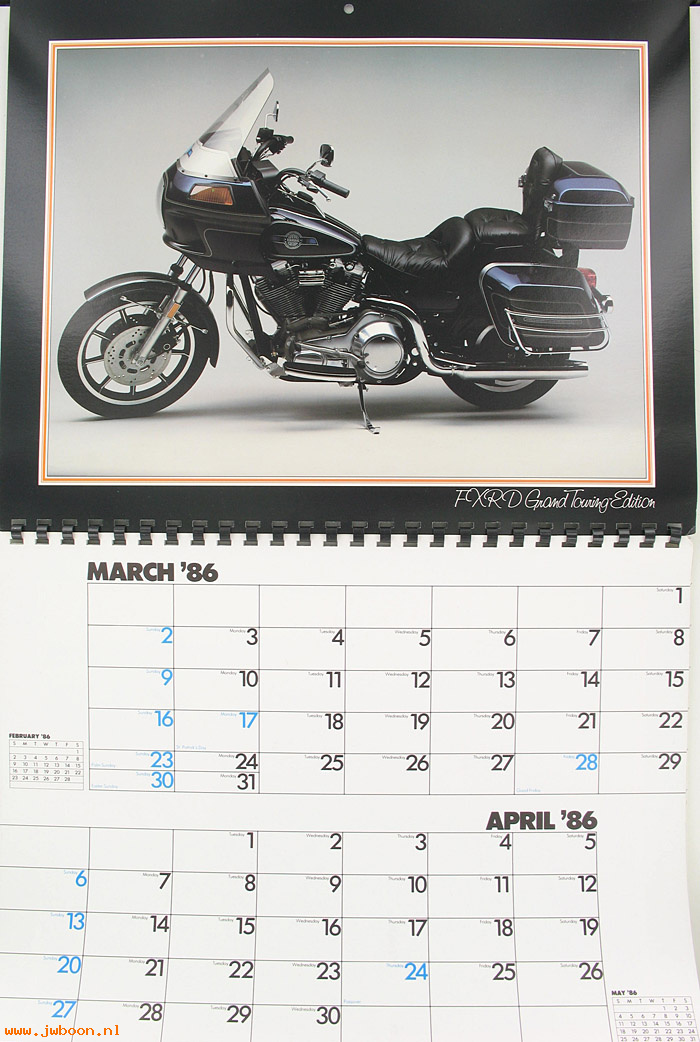   99508-86V (99508-86V): Wall calendar 1986 - NOS
