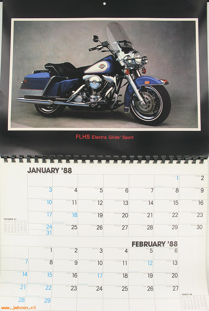   99508-88V (99508-88V): Wall calendar 1988 - NOS