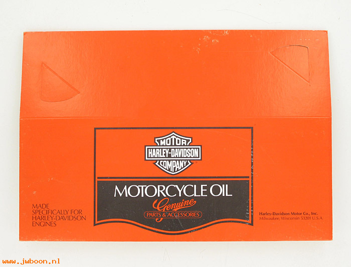   99512-77A (99512-77A): Cardboard oil can holder - NOS