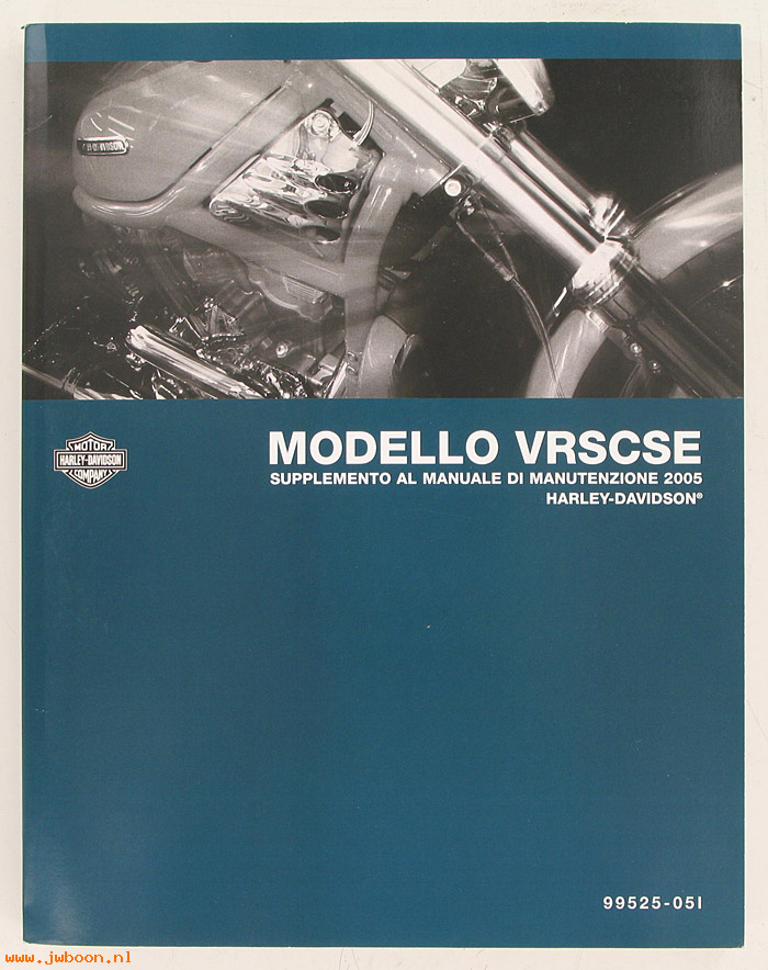  99525-05I (99525-05I): VRSCSE service manual supplement 2005, italian - NOS