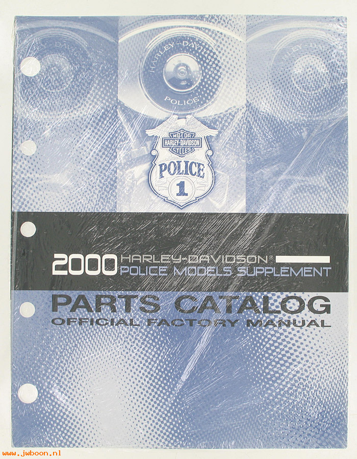   99545-00 (99545-00): FLT police models parts catalog supplement 2000 - NOS