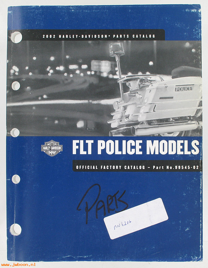   99545-02used (99545-02): FLT police models parts catalog 2002