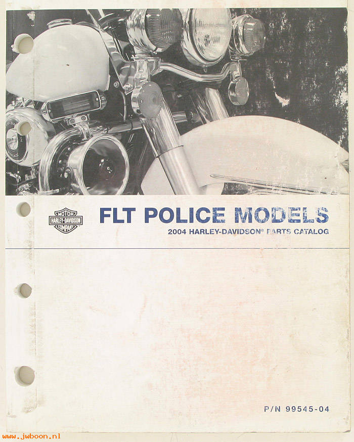  99545-04used (99545-04): FLT police models parts catalog 2004