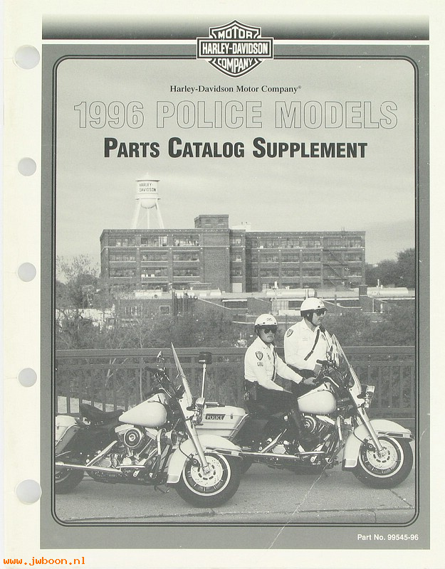   99545-96 (99545-96): FLHP, FLHTP parts catalog supplement 1996 - NOS