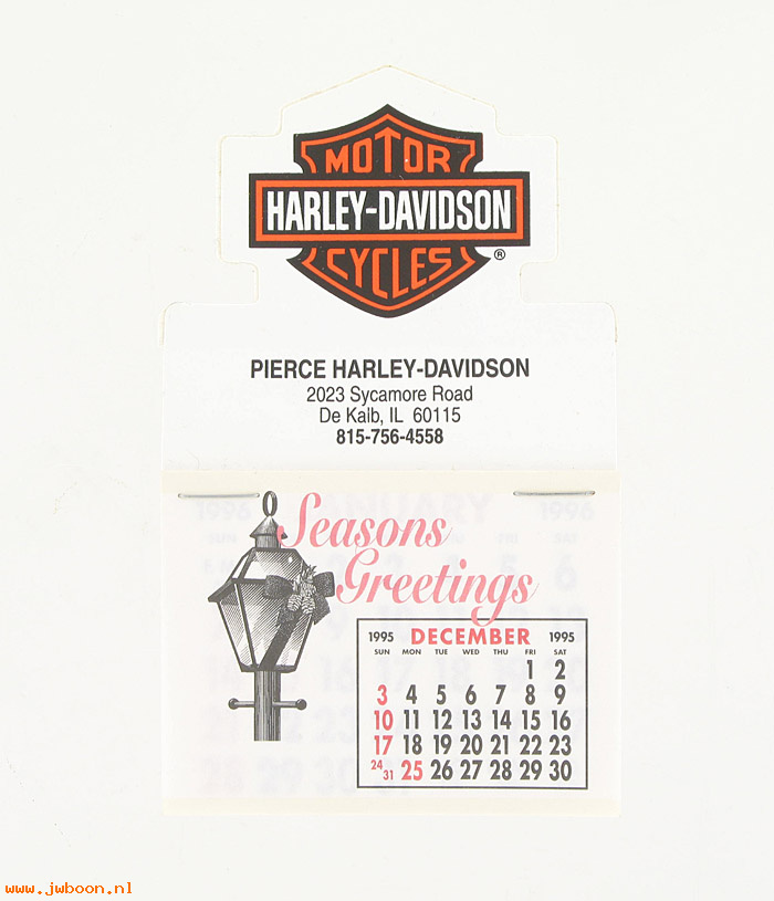   99545-96V (99545-96V): Press 'n stick calendar 1996 - NOS