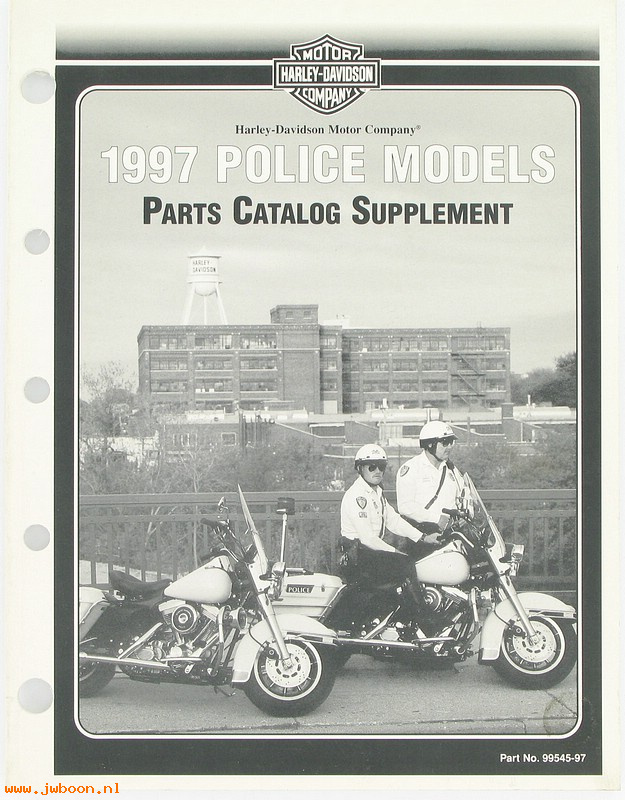   99545-97 (99545-97): FLHP, FLHTP parts catalog supplement 1997 - NOS