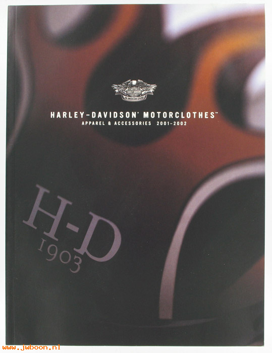   99550-01CB (99550-01CB): Core motorclothes catalog 2001-2002, priced - NOS
