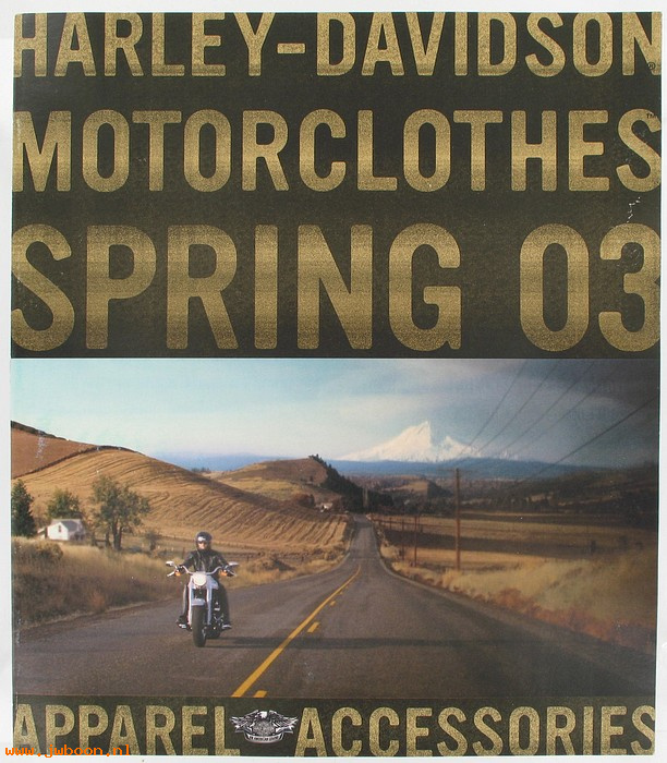  99550-03SB (99550-03SB): Spring motorclothes catalog 2003 - NOS