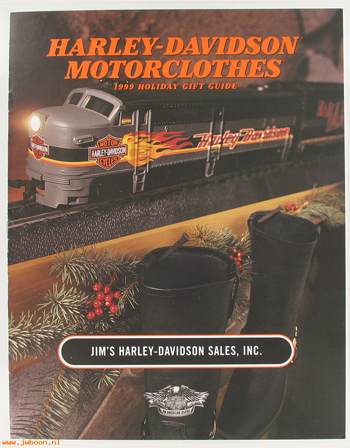   99550-99HB (99550-99HB): Holiday motorclothes and gifts catalog 1999 - NOS