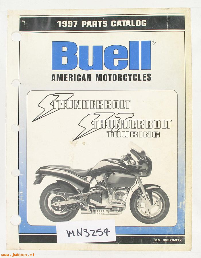  99570-97Yused (99570-97Y): Buell Thunderbolt parts catalog 1997