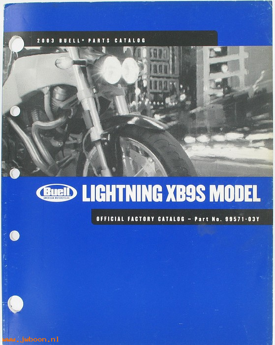   99571-03Yused (99571-03Y): Buell Lightning parts catalog 2003