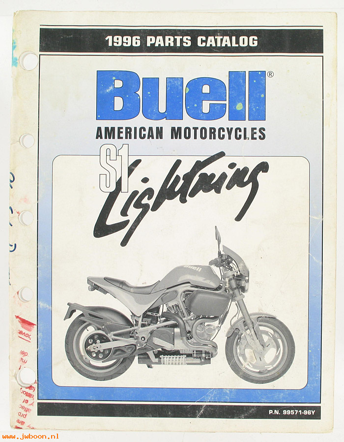   99571-96Yused (99571-96Y): Buell Lightning parts catalog 1996