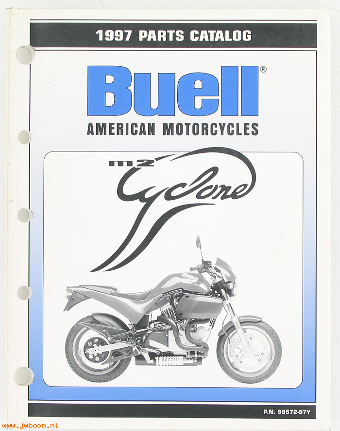  99572-97Y (99572-97Y): Buell Cyclone parts catalog 1997 - NOS