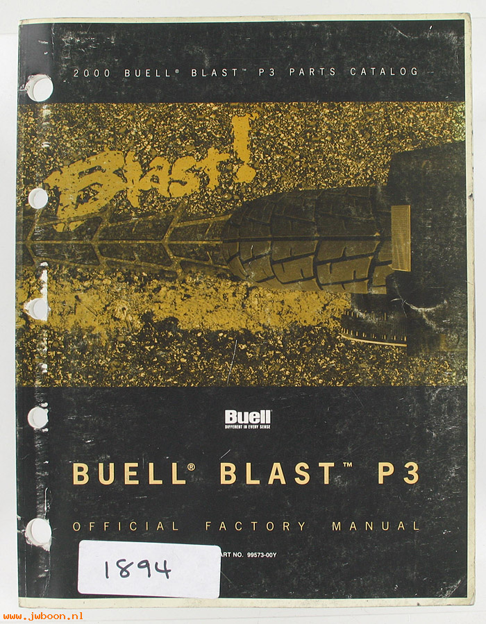   99573-00Yused (99573-00Y): Buell Blast parts catalog 2000