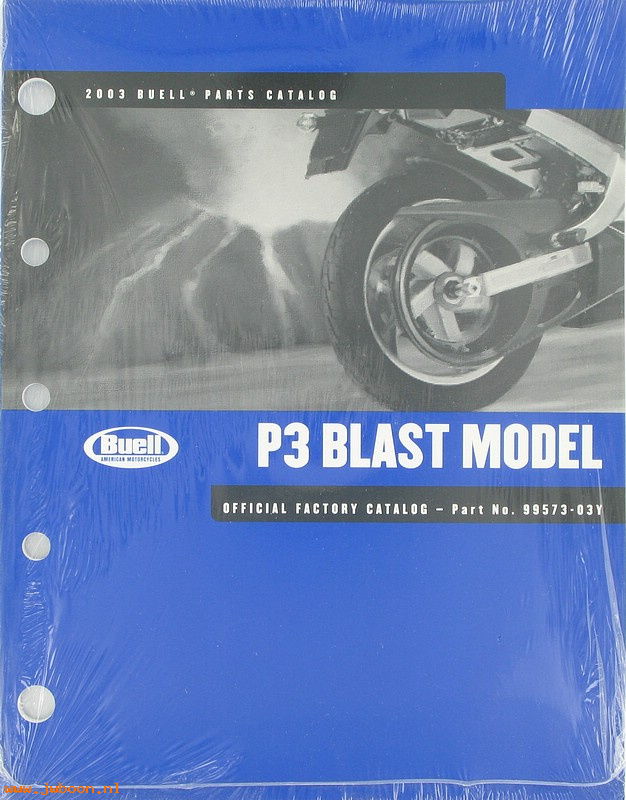   99573-03Y (99573-03Y): Buell Blast parts catalog 2003 - NOS