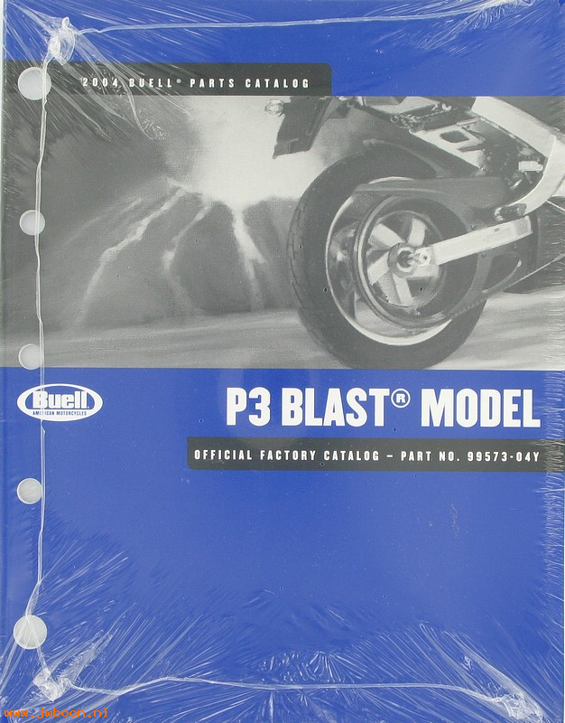   99573-04Y (99573-04Y): Buell Blast parts catalog 2004 - NOS