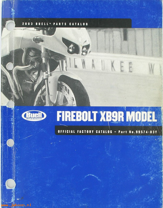   99574-03Y (99574-03Y): Buell Firebolt parts catalog 2003 - NOS