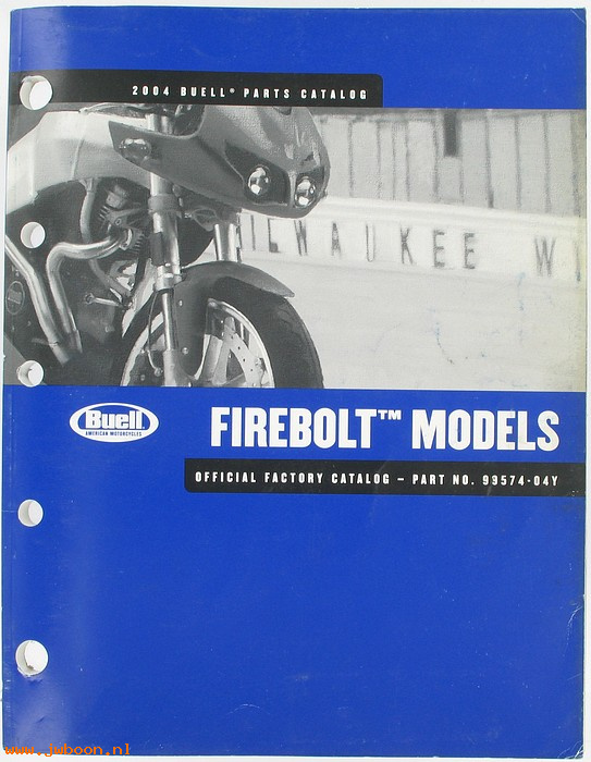   99574-04Yused (99574-04Y): Buell Firebolt parts catalog 2004