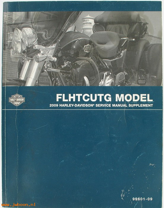   99601-09used (99601-09): FLHTCUTG Tri-glide service manual supplement 2009