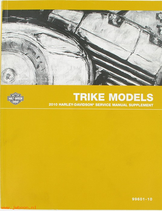   99601-10 (99601-10): FLHTCUTG Tri-glide service manual supplement 2010 - NOS
