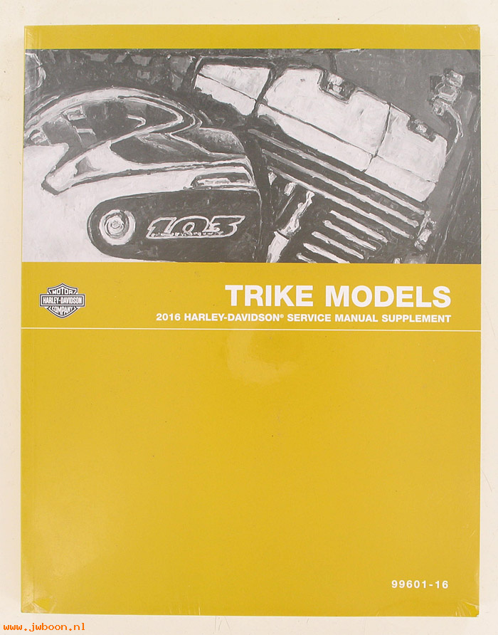   99601-16 (99601-16): Trike service manual supplement 2016 - NOS