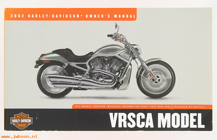   99736-02 (99736-02): VRSCA owner's manual 2002 - NOS