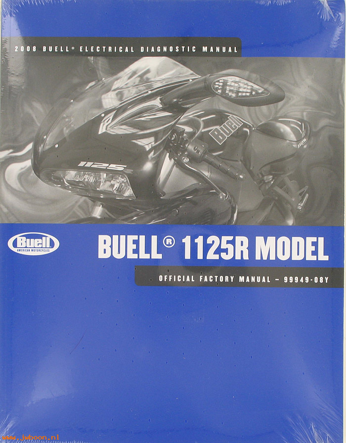   99949-08Y (99949-08Y): Buell electrical diagnostic manual 2008 - NOS