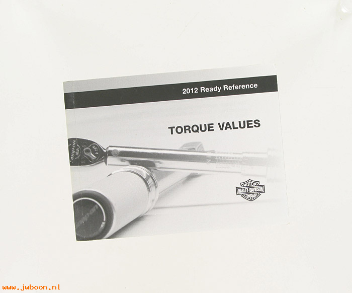   99959-12 (99959-12): Torque specification book 2012 - NOS