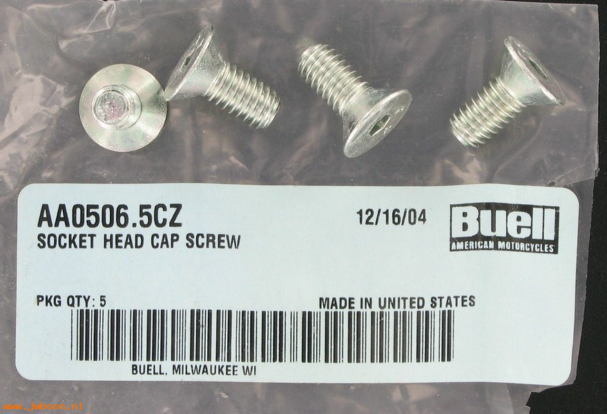   AA0506.5CZ (    2608Y): Socket head cap screw - NOS