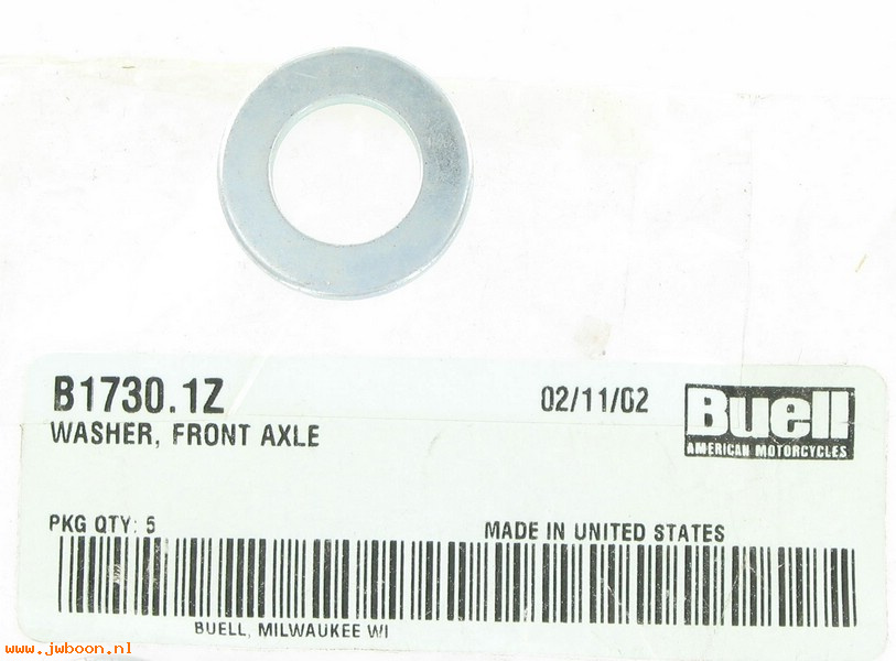   B1730.1Z (    6008Y): Washer, front axle - NOS