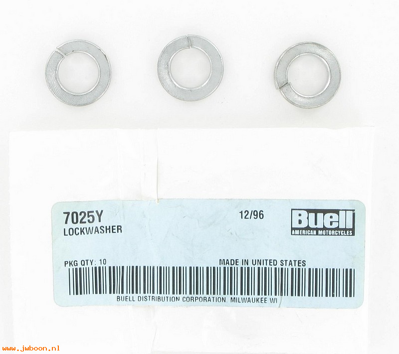   BA0509.8Z (    7025Y): Washer, lock 5/16" - NOS - Buell '95-'98