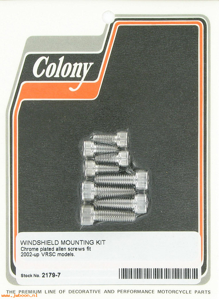 C 2179-7 (): Windshield mounting kit - Allen screws, in stock - VRSC '02-