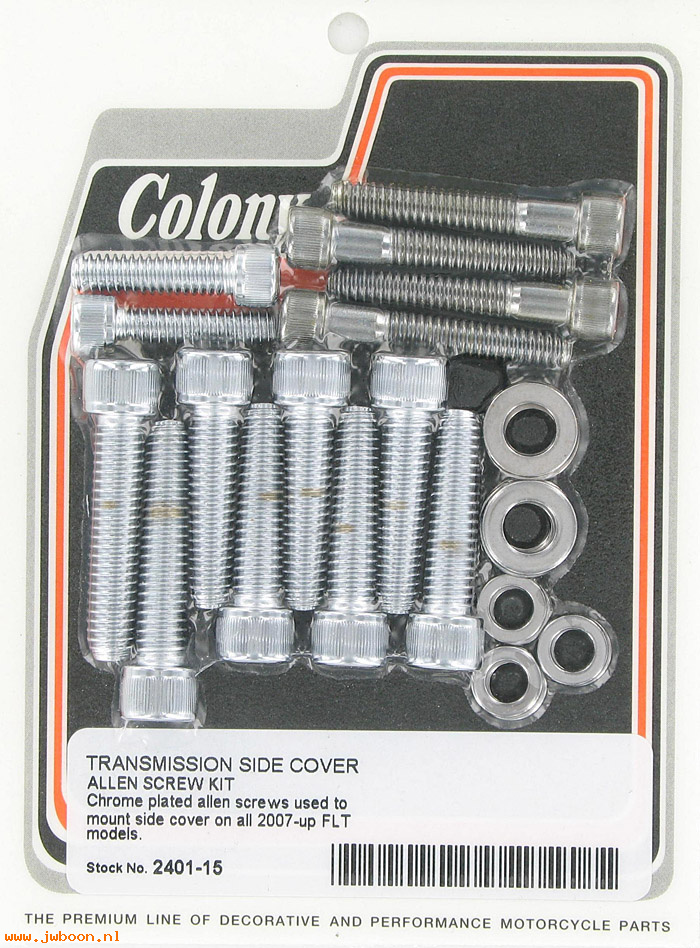 C 2401-15 (): Transmission side cover screw kit  -  Allen, in stock - FLT '07-
