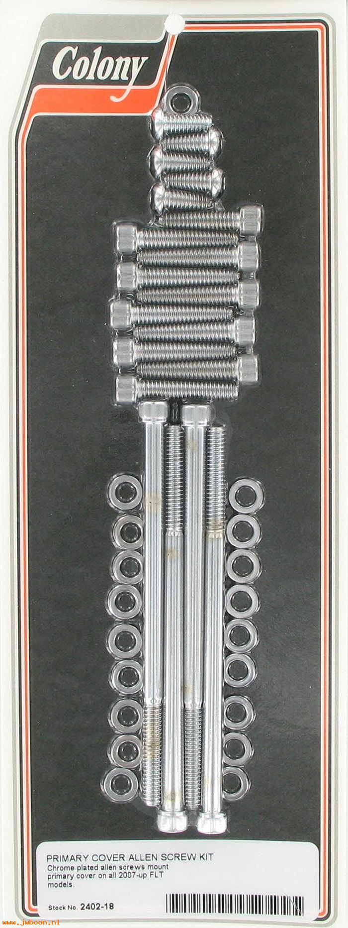C 2402-18 (): Primary cover screw kit  -  Allen, in stock - FLT '07-