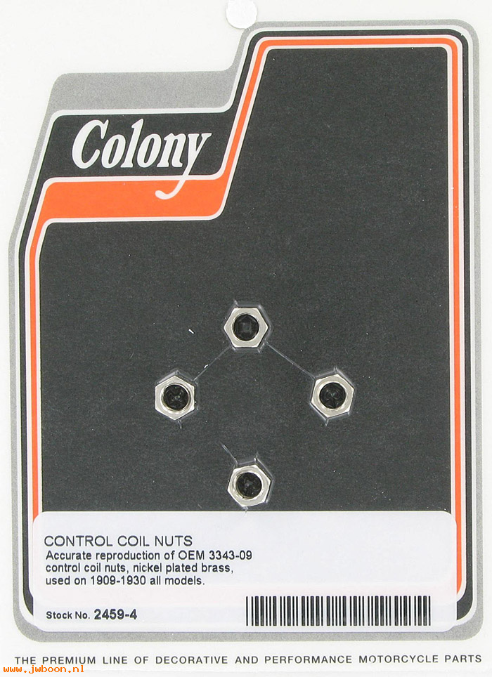 C 2459-4 ( 3343-09): Control coil nuts - All models '11-'30, in stock, Colony
